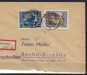 A) Lokalausgaben Strausberg Mi 26 I, 31 I Einschreibebrief n. berlin