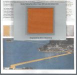 A) Christo Javacheff Floating Piers Water Project 2016, or. bespannung