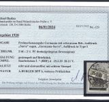 C) Saargebiet Mi 2 b I ° einwandfrei, mit Befund Haslau BPP, ME 300€