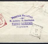 P) Schweiz U 8 (Kz X1) von Kublis ü. Brindisi u. Singapur.......