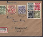 P) Pr. Sachsen Mi 87-89 R-Brief Sommerschenburg n... gep. BPP