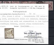 A) DR Mi 50 a - da °, alle Farben, alles gepr./sig./Befund, ME 2.243€