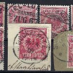 A) DR Mi 47 a - ea °, alle Farben, alles gepr. oder signiert, ME 303€