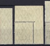 C) DR Mi 105-106 ** Eckrand+Oberrand, mit allen 5 Farben, ME 340€