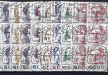 A) Berlin Zusammenstellung von. nur Luxus Sätze, versch. Stempel