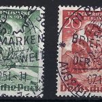 A) Berlin Mi 80-81 °, Mi 80 gep. Schlegel BPP