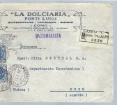 A) Italien 1927, 3 Werbebriefe "Ponti & Braun Como" nach Seon (CH)
