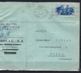 A) Italien 1941, Zensurbrief Von Rom nach Basel