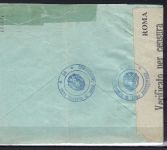 A) Italien 1941, Zensurbrief Von Rom nach Basel