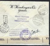 A) Italien, Zensurbrief Chiavari ü Mailand nach Tavannes (CH)