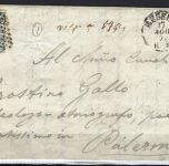A) Italien, Brief von 1871an Agostino Gallo, Archeloge, Poet...