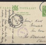 A) SWA Englische Besetzung, Postkarte Windhoek-Karibib-Okasise