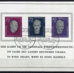 A) DDR Block 15 mit Tagestempel, gepr. Mayer VP, ME 160€