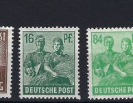 A) Kontrollrat II, 7 Werte postfrisch alle signiert oder BPP geprüft