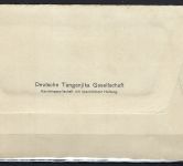 A) DSWA vorfrank. Umschlag PU 1b, Franco 7 172 Heller