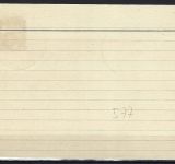 A) DR Mi 577 EF Postkarte, portogerecht, ME 140€