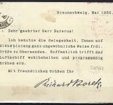 A) DR Südamerikafahrt Mi 438 EF Friedrichshafen n. Rio de Janeiro