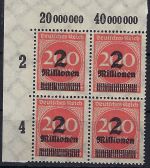 A) DR Mi 309 Ac P OR ** gepr. Infla Berlin, ME 88€