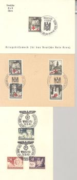 Dt. Bes. 2. WK Generalgouvernement, 6 Belege als Posten