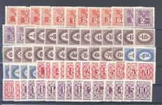 Österreich, umfangreicher ** Posten aus 1945-53 auf 3 Steckkarten