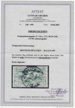 Dt. Abstimmung Oberschlesien Mi.Nr. 24b gestempelt, Fotoattest BPP