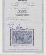 Dt. Reich Mi.Nr. 196 DD, 20 Mark 1922 mit Doppeldruck **, FA BPP