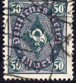 Dt. Reich Mi.Nr. 209 Y, 50 Pfg. Wasserzeichen Y gestempelt, FA BPP