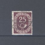 Bund Mi.Nr. 129 Z, 15 Pfg. Posthorn Wasserzeichen Z gestempelt gp BPP