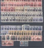 Dt. Bes. 1. WK, umfangreicher Posten auf 4 Steckkarten