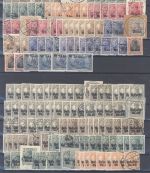 Dt. Bes. 1. WK, umfangreicher Posten auf 4 Steckkarten