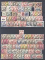 Dt. Kolonien, umfangreicher Posten auf 4 Steckkarten