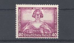 Dt. Reich Michel Nummer 507, 40 Pfg. Wagner 1933 **, geprüft BPP