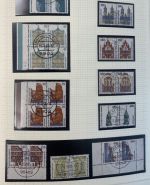 Bund, enorm vielfältiger Bestand Paare, Rollenmarken und ATM im Binder