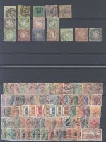 Württemberg, gestempelter Posten ab Kreuzer Ausgaben Mi.Nr. 1-4