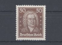 Dt. Reich Michel396, 50 Pfg. Berühmte Deutsche 1926 **, geprüft BPP
