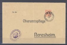 Württemberg, umfangreicher Posten auf 4 Steckkarten und Beleg