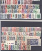 SBZ, umfangreicher */** Posten auf 4 Steckkarten