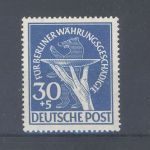 Berlin Mi.Nr. 70 I, 30 Pfg Währungsgesch. Plattenfehler I **, geprüft BPP