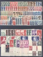 Saarland, umfangreicher */** Posten auf 4 Steckkarten