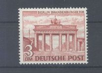Berlin Mi.Nr. 59, 3 Mark Bauten 1949 **, geprüft BPP