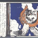 Bayern, gelaufene Flugpostkarte mit ZuF aus Tegernsee