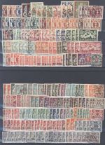 Danzig, enormer */gestempelter Posten auf 5 Steckkarten