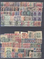 Danzig, enormer */gestempelter Posten auf 5 Steckkarten