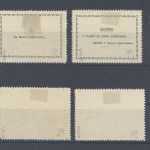 Dt. Bes. 2. WK Montenegro Mi.Nr. 10-13, 15-18 teils mit PF *, geprüft