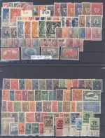 Dt. Reich, umfangreicher */** Posten aus 1900-1923 auf 5 Steckkarten