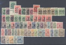 Dt. Reich, umfangreicher */** Posten aus 1900-1923 auf 5 Steckkarten