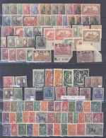 Dt. Reich, umfangreicher */** Posten aus 1900-1923 auf 5 Steckkarten