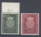 Bund Mi.Nr. 121-22 Bach 1950 **, geprüft BPP