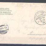 Dt. Kolonien DWSA, Schiffpost Karte 1904 Marine Schiffspost No. 70