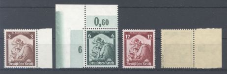 Dt. Reich Michel Nummer 565-68, Saarabstimmung 1935 **